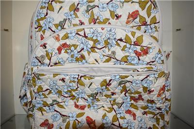 New Vera Bradley essential small backpack in abuzz pattern Outlet Essential Small Backpack - Cotton | Vera Bradley  main image 4