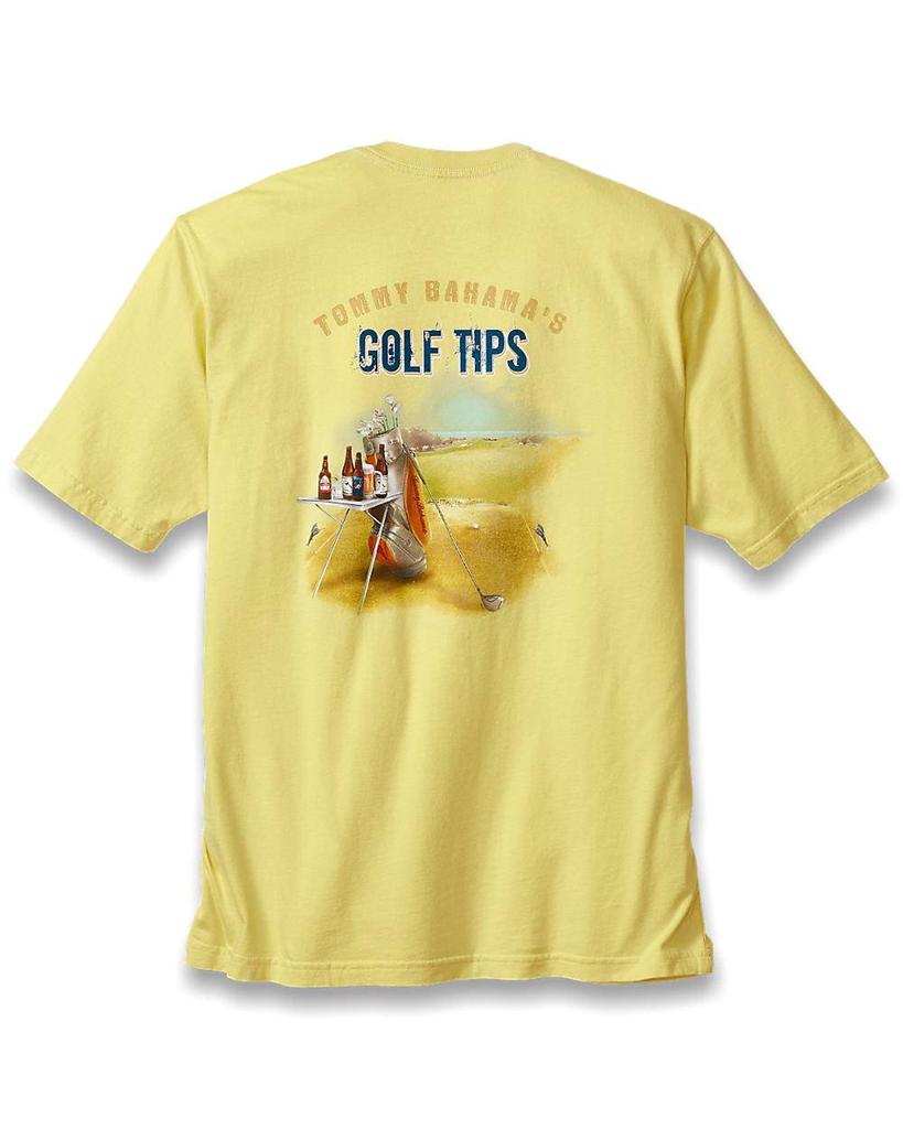 Authentic Tommy Bahama Men's T-Shirts Golf Tips In Yellow!! NWT!! | eBay