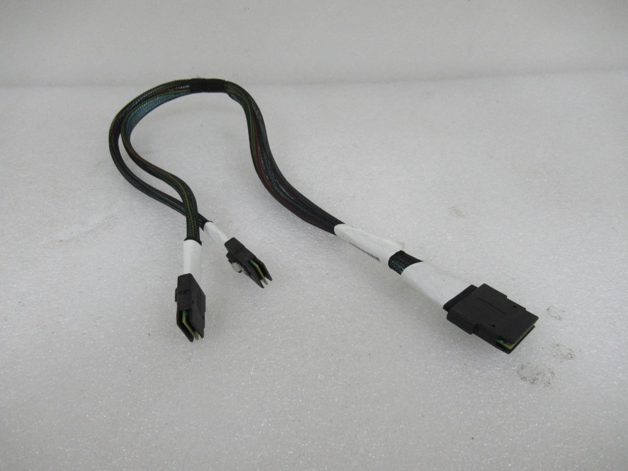 HP XL190R Gen9 P440 MiniSAS Y-Cable New 806530-001 808851-001