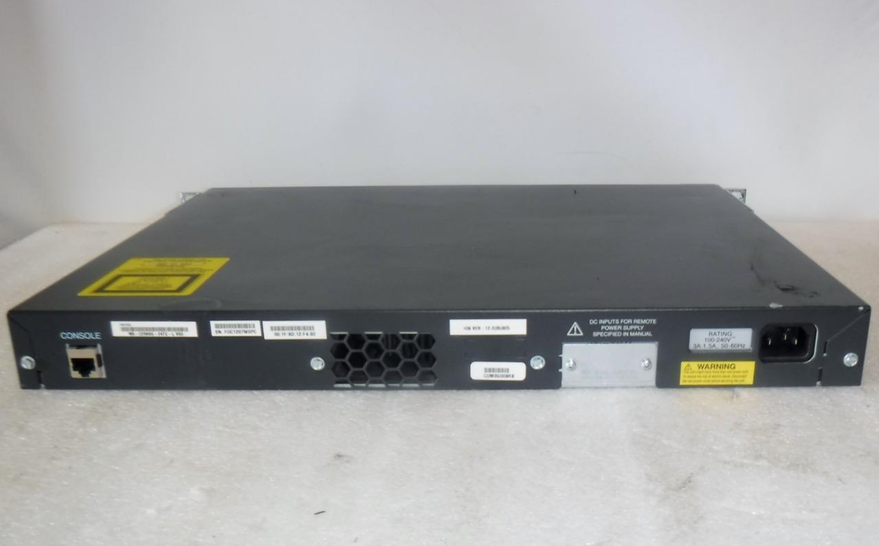 Cisco Catalyst 2960G Series WSC2960G24TCL 24 Port Switch W
