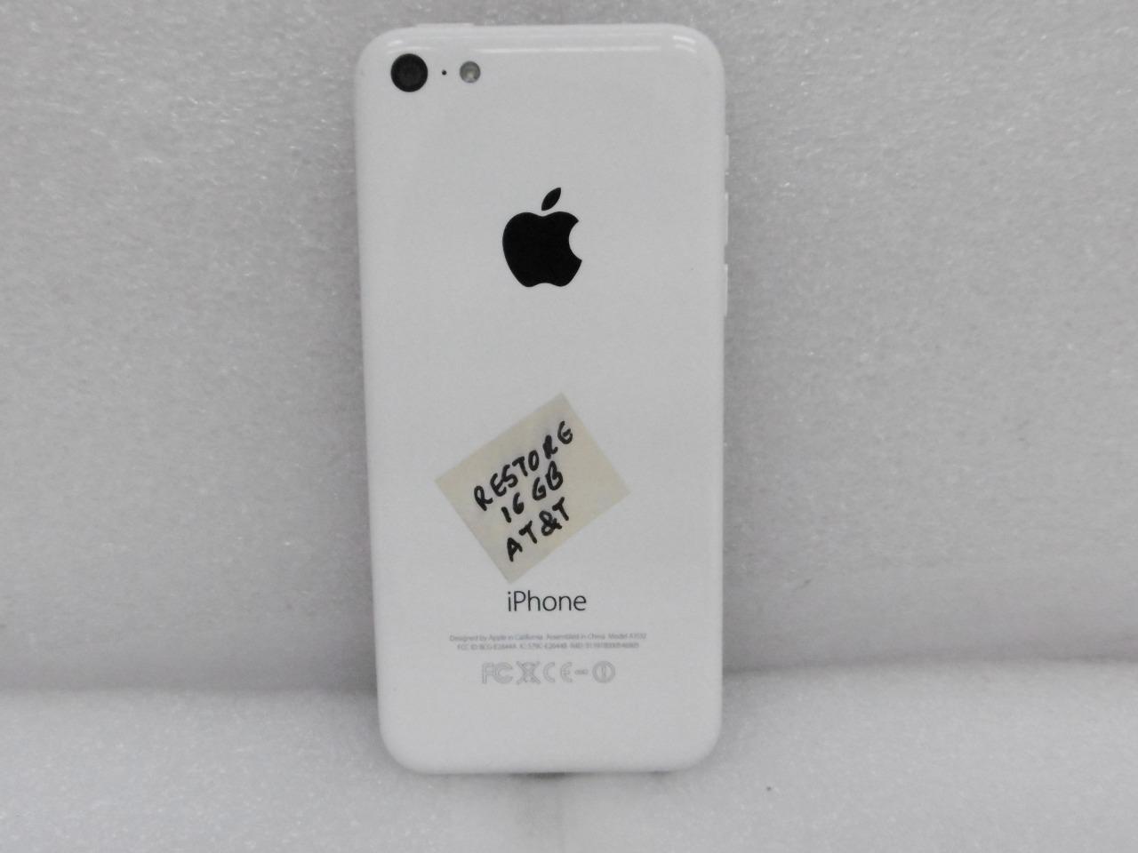 Apple iPhone 5c 16GB A1532 (AT&T) White Smartphone (A1020)