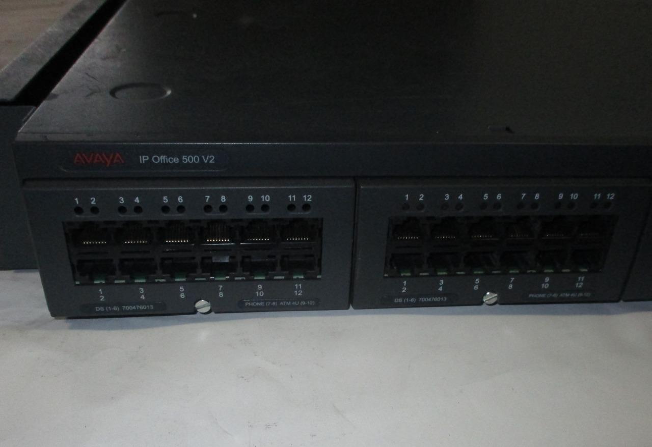 Avaya IP Office 500 V2 Control Unit PCS11 700476005 W/ 2x 700476013