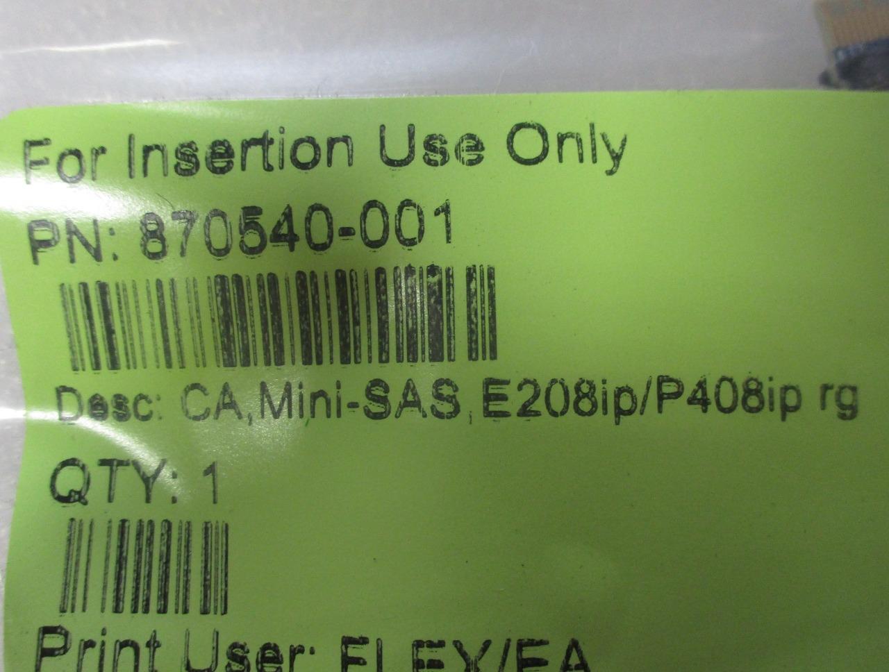 New* HP 879853-001 Mini-SAS E208ip/P408ip Secondary Riser