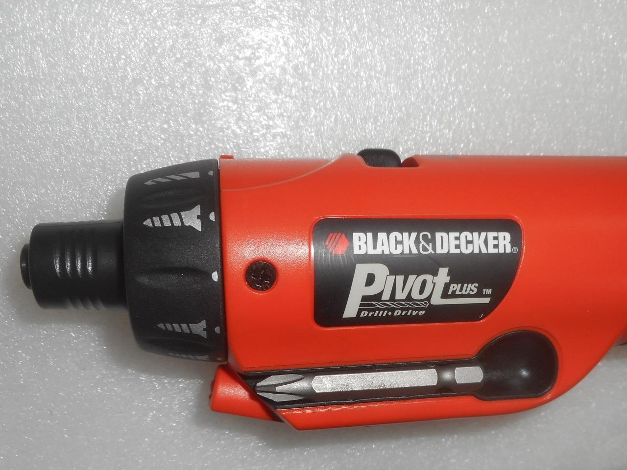 New Black & Decker PD600 Pivot Plus Drill Driver 6V Screwdriver w