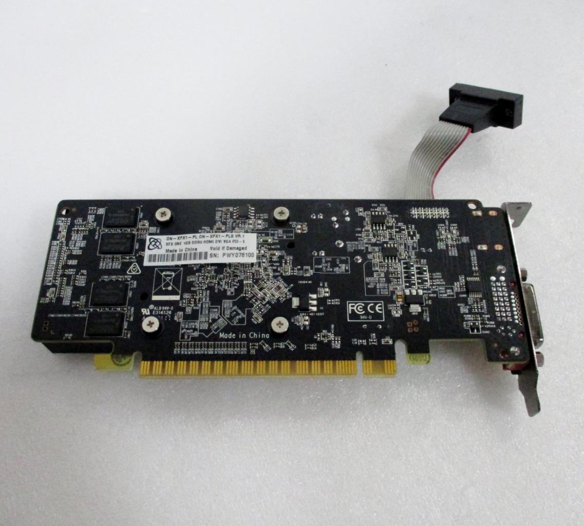 XFX One Radeon 5450 1GB DDR3 PCIe HDMI VGA DVI Video Card 110317ZLD