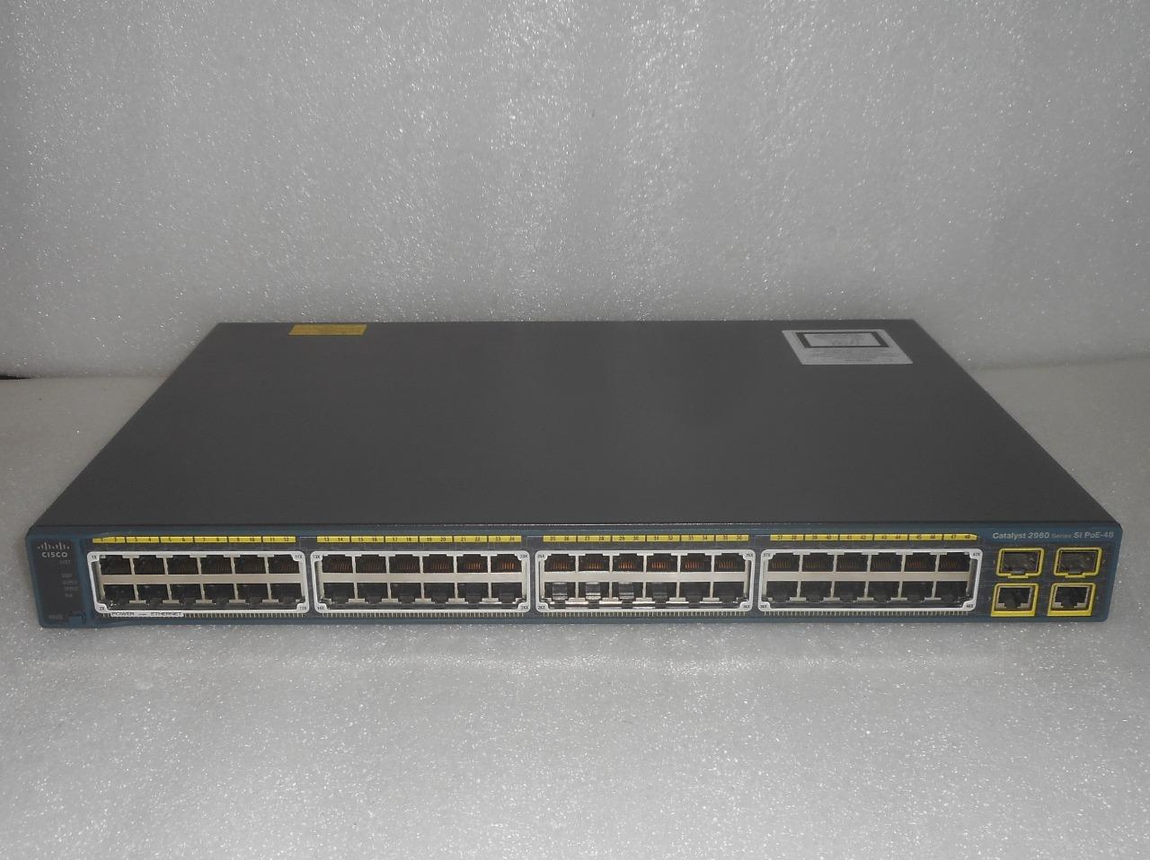 Cisco Catalyst 2960 Series SI PoE 48Port Switch WSC2960