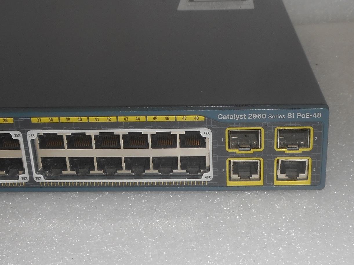 Cisco Catalyst 2960 Series SI PoE 48Port Switch WSC2960