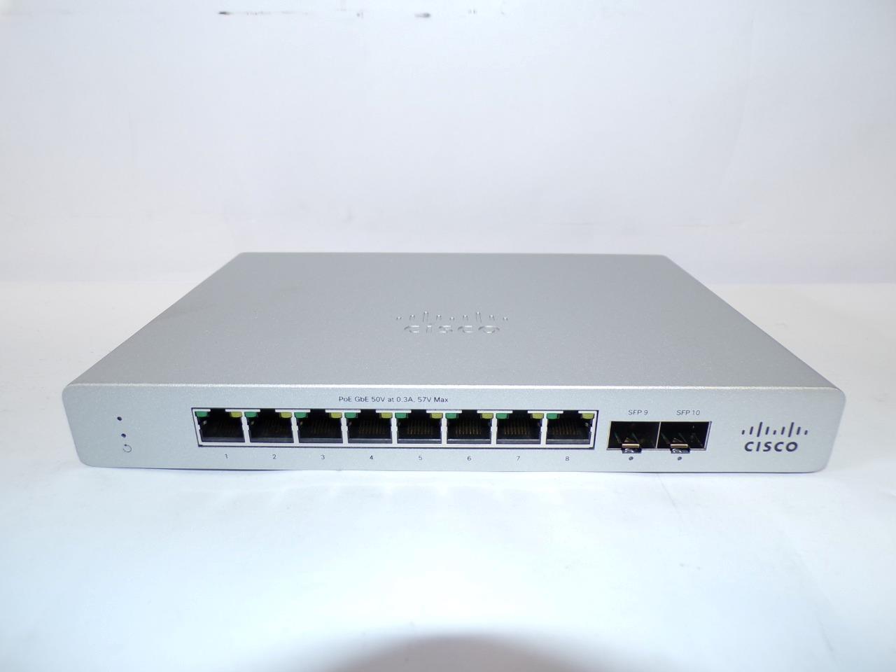 Switch Cisco Meraki MS120-8LP – 8 Ports PoE – Excellent état