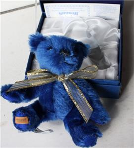 Merrythought Teddy Bear Rare Blue Sapphire Anniversary Bear #664