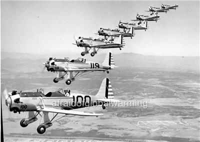 1930s Line of Ryan Airplanes STMs in Formation Photo