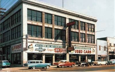 Photo. 1956-7. Philadelphia, PA. Potamkin Chevrolet Auto Dealership | eBay