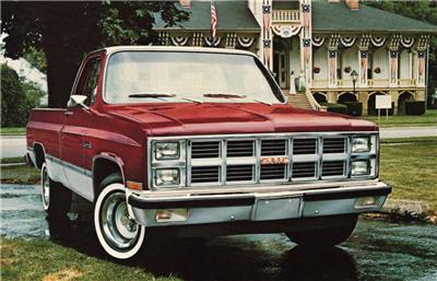 Old Print Red 1981 Gmc Sierra Classic Wideside Pickup Advertisement Ebay