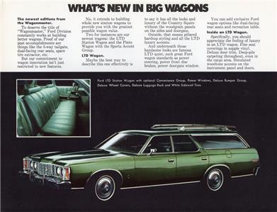 Print Green 1973 Ford Ltd Station Wagon Auto Ad Ebay