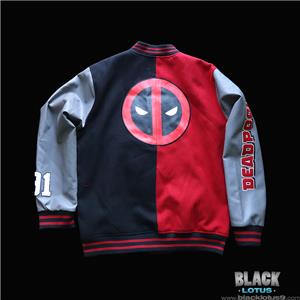 NEW Our Universe Marvel Deadpool and Wolverine Varsity Jacket 2024