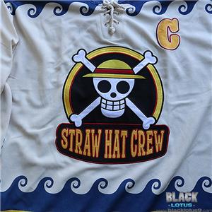 IN STOCK One Piece Straw Hat Crew Hockey Jersey Luffy 56 BoxLunch
