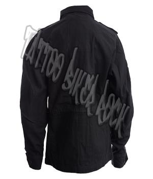 Molecule Black Skateboard Biker BMX Urban Army Combat Denim Mens Jacket S M L