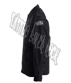 Molecule Black Skateboard Biker BMX Urban Army Combat Denim Mens Jacket S M L