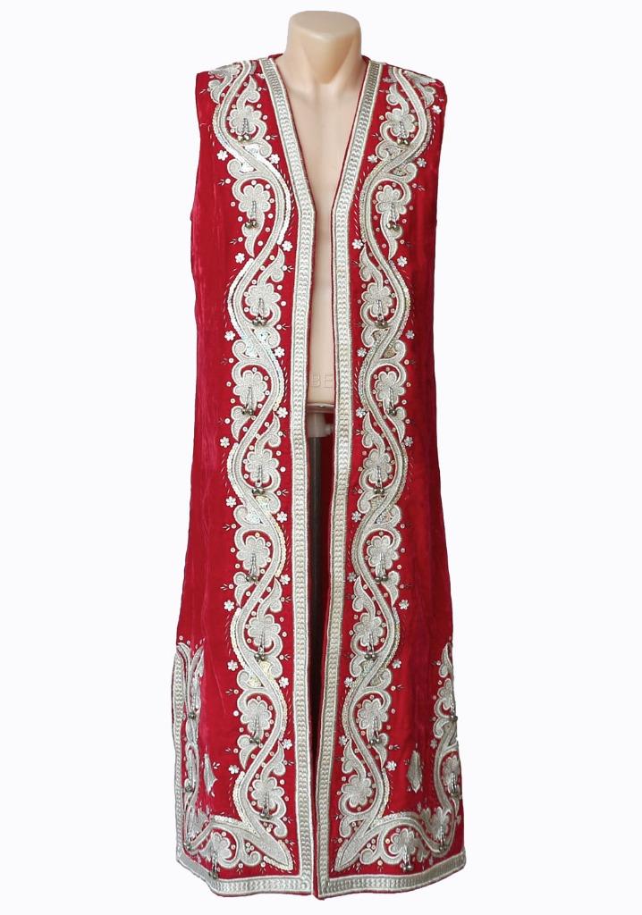 velvet dress embroidery