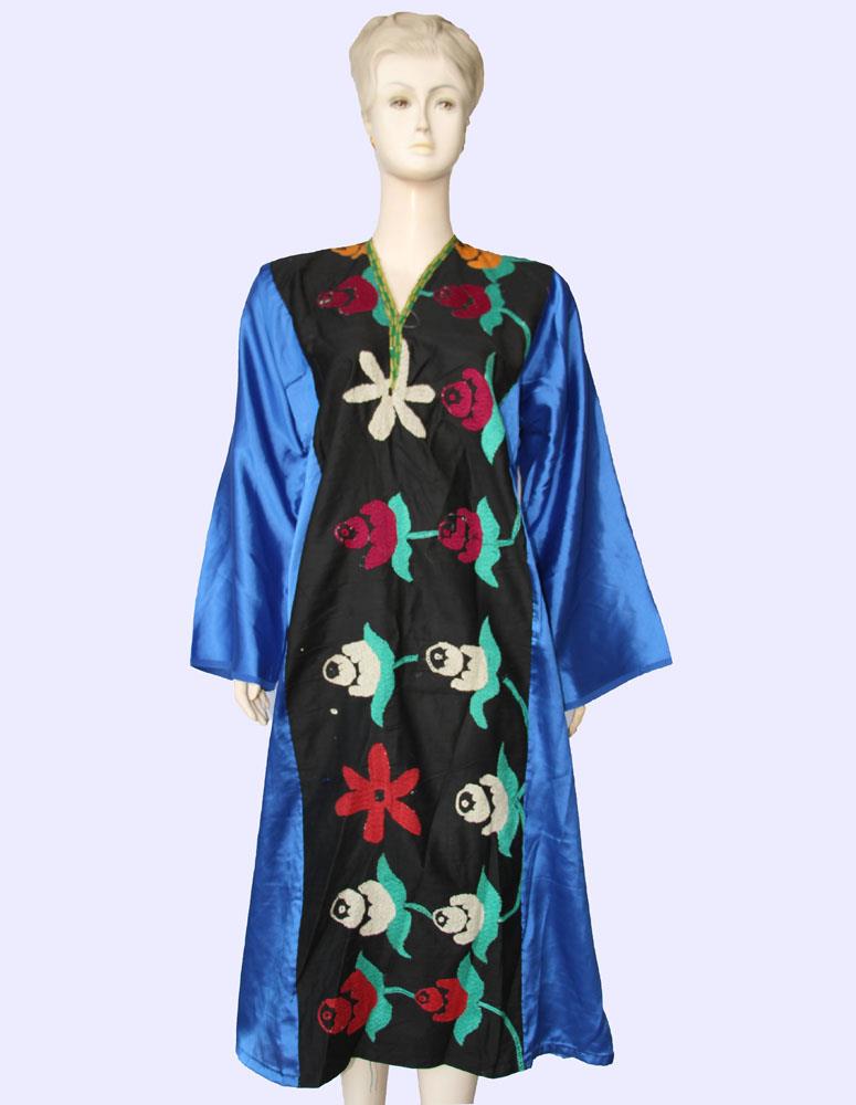 Uzbek Traditional Handmade Embroidery Women S Dress Chemise Ebay