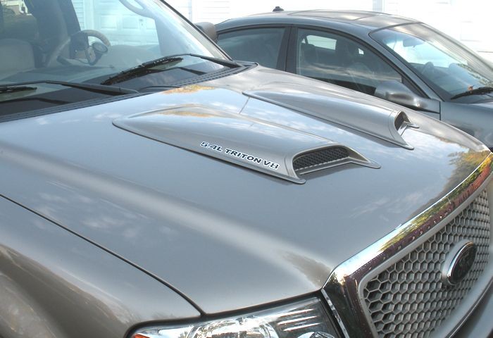 Ford f250 hood scoop #2