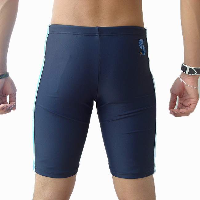 Speedo Men's Jammer Swimsuit Swimwear Navy/Light Blue XL 32-34 | eBay