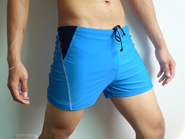 NWT Men's Speedo Swim Shorts Swimsuit Light blue/Black 3XL 36-38 | eBay