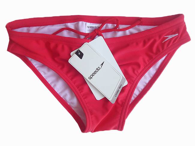 NWT Speedo Men's Brief Bikini Swimsuit Swimwear Nylon/Lycra Red | eBay