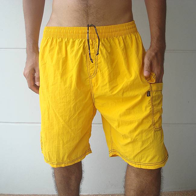 Arena Men's Swim Trunks Swim Shorts Underwear Mesh Liner Yellow XXL 36 ...