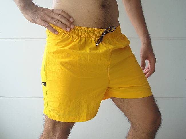 NWT Arena Men's Swim Trunks Swimsuit Shorts Underwear Mesh Liner Yellow ...