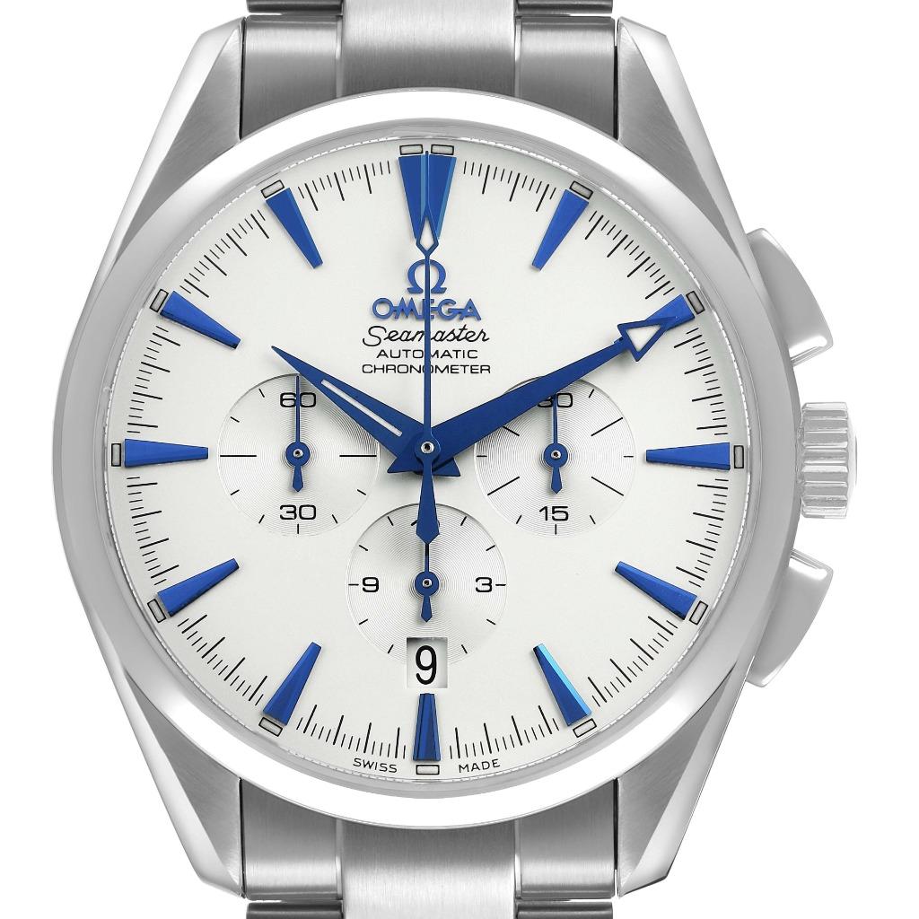Omega Seamaster Aqua Terra XL Silver Dial Steel Mens Watch 2512.30.00 Box Card