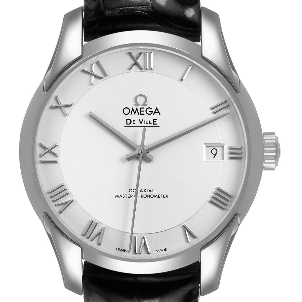 Omega DeVille Hour Vision Steel Silver Dial Mens Watch 433.13.41.21.02.001