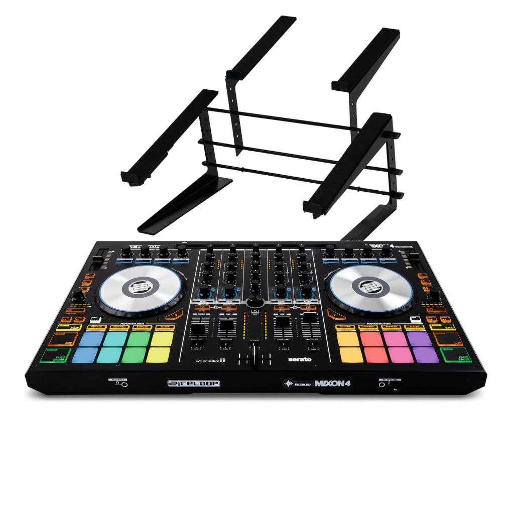 Reloop Mixon4 Serato 4-Channel DJ Controller W/ 2 In 1 Laptop