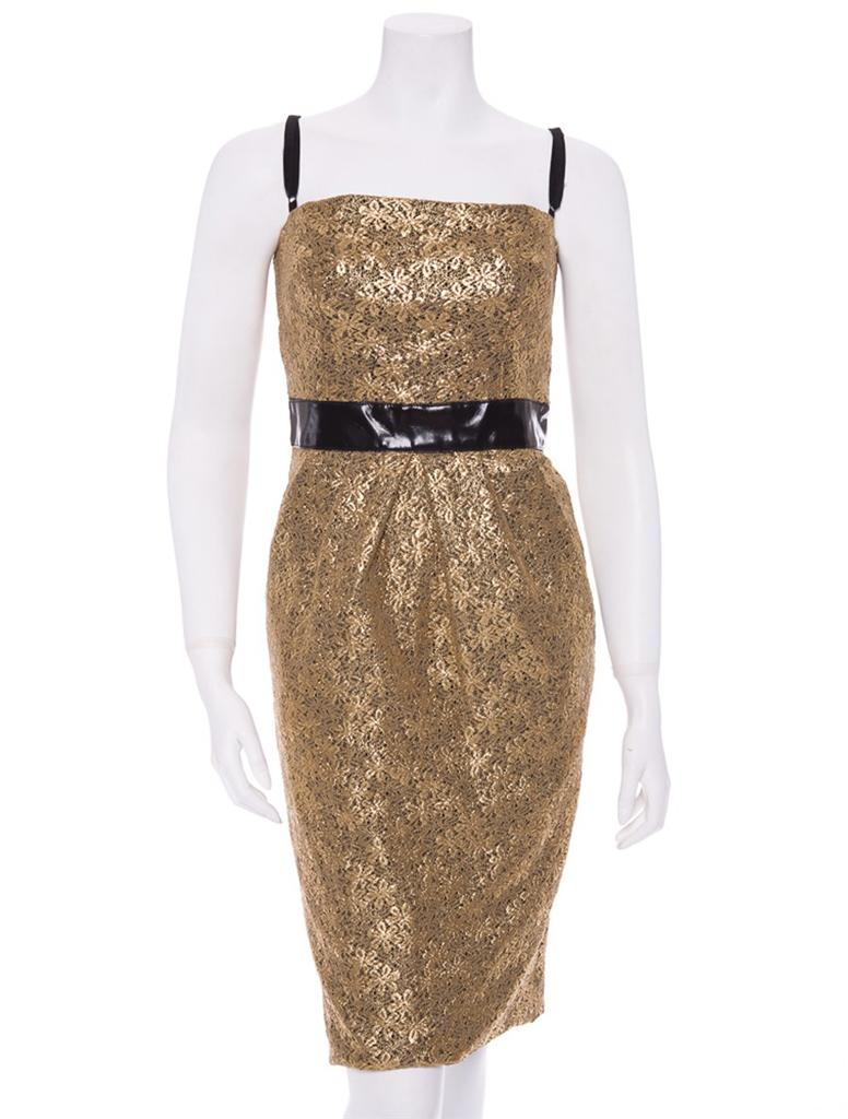 【Dolce & Gabbana】珍しい金魚柄 フレアワンピース イエロー イエロー（黄色）系 Dolce & Gabbana(ドルチェ&ガッバーナ