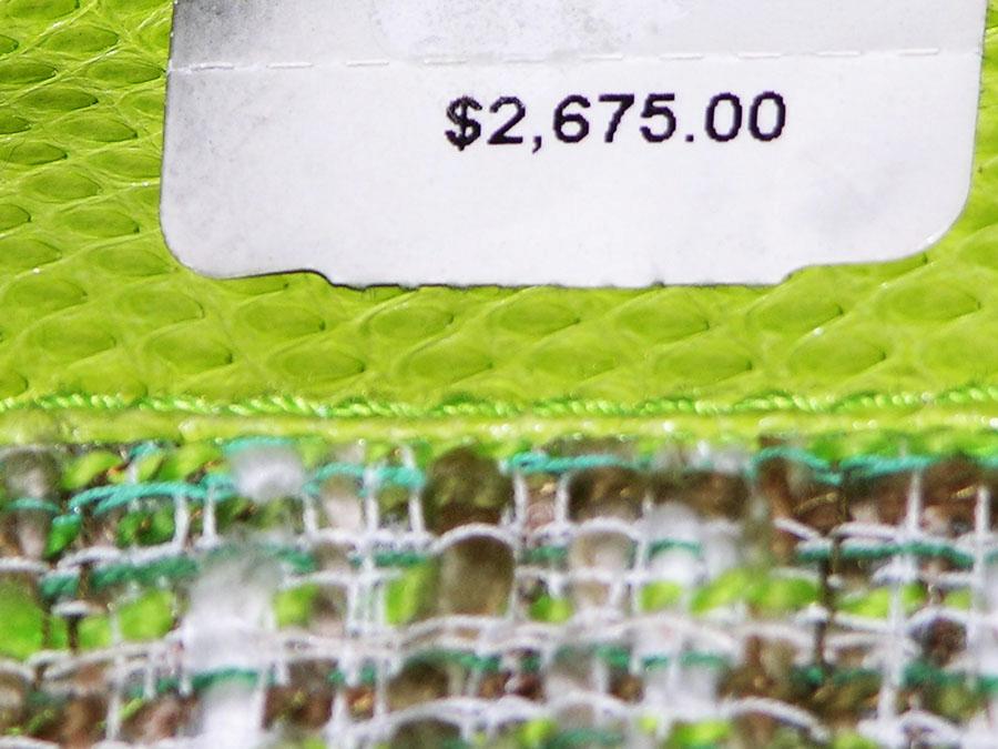 New $2675 DOLCE & GABBANA Water Snake Green Boucle Jacket Italian