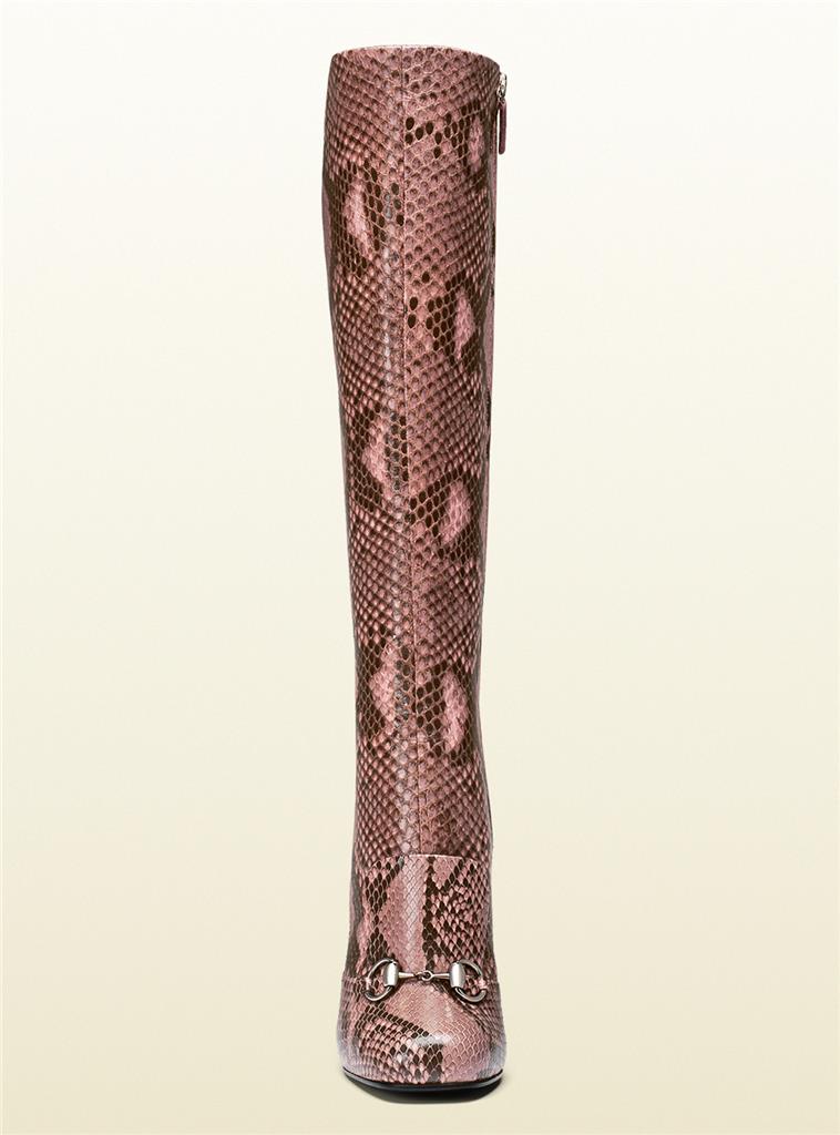 snake boots gucci