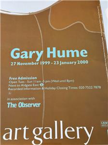 GARY HUME 展カタログ Whitechapel art gallery Gary Hume Exhibition Whitechapel Gallery London - Original