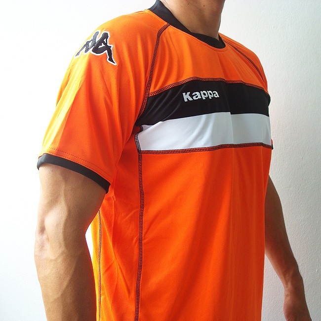 Kappa Mens Football Soccer Jersey Shirt Orange M L XL | eBay