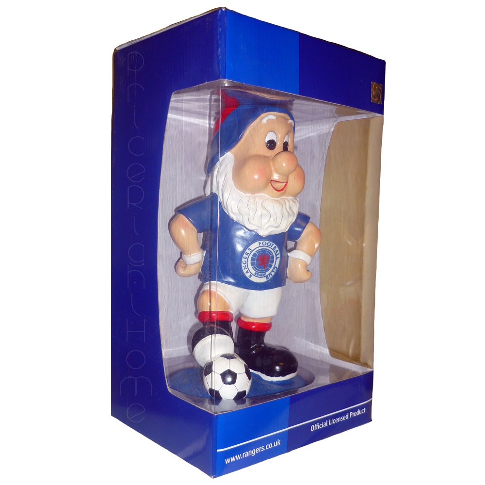 GLASGOW RANGERS FC LARGE GARDEN GNOME NEW OFFICIAL | eBay