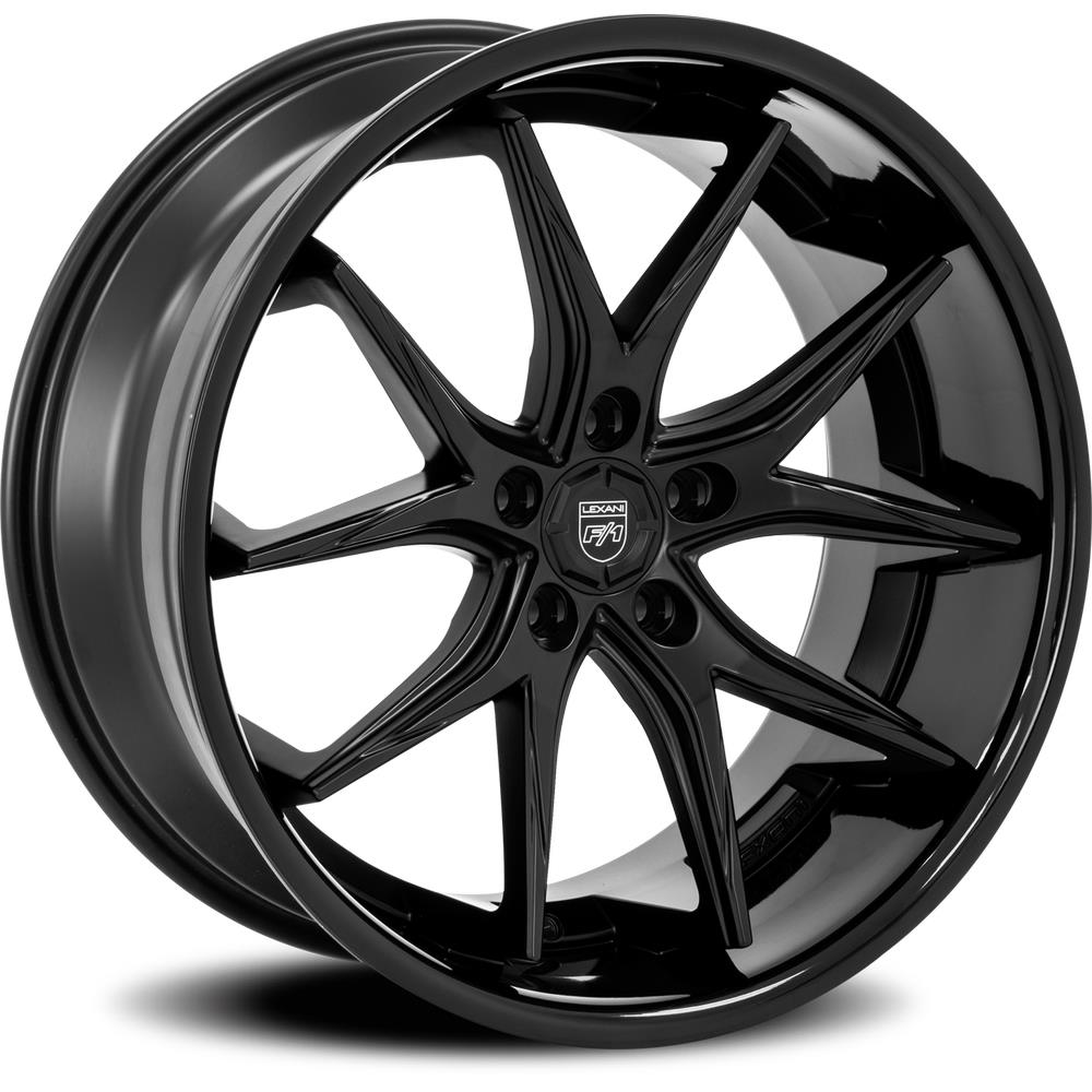 20 inch 20x10 Lexani R-TWELVE Satin Gloss Black wheel rim 5x112 +38 | eBay