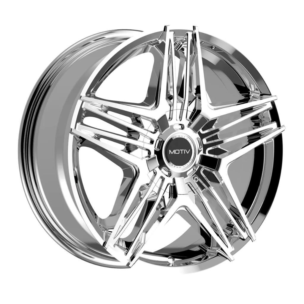 17インチ クロームホイール 17 inch 17x7.5 Motiv 440C Chrome wheels rims 5x120 +40 | eBay