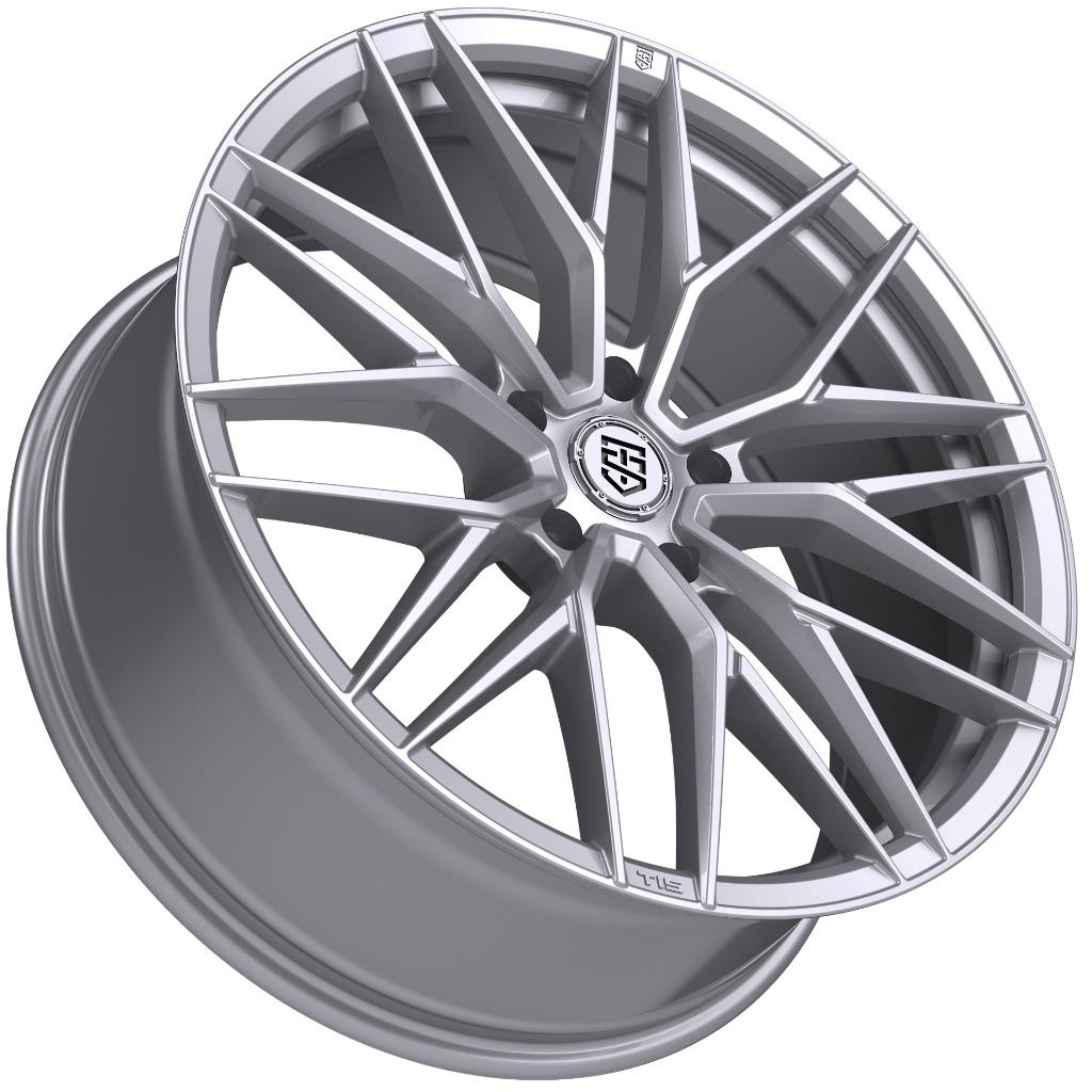 17インチ シルバー。 Set-4) TIS 505S 17X7.5 5X112 35mm Gloss Silver Wheels Rims 17 Inch