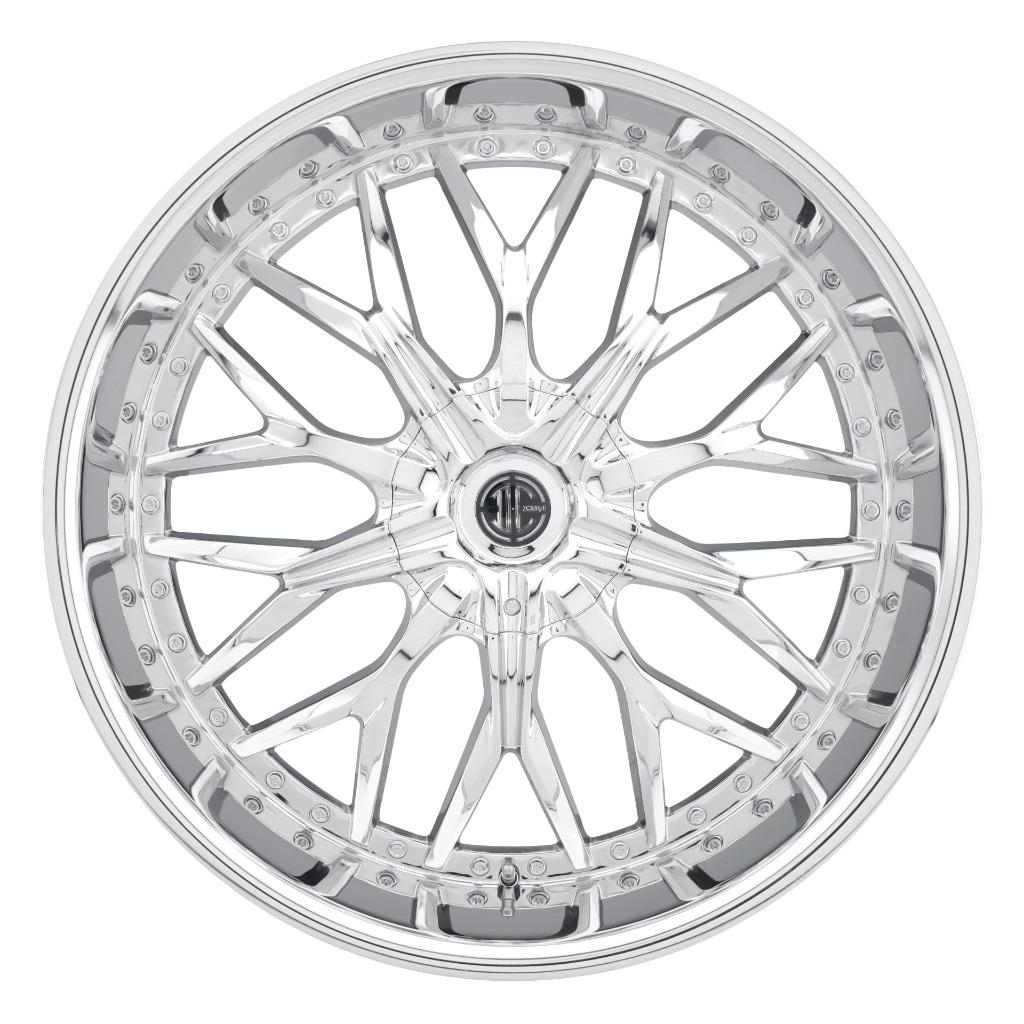 Set-4) 2Crave N49 22x9.5 5x135 15mm Chrome Wheels Rims 22 Inch | eBay