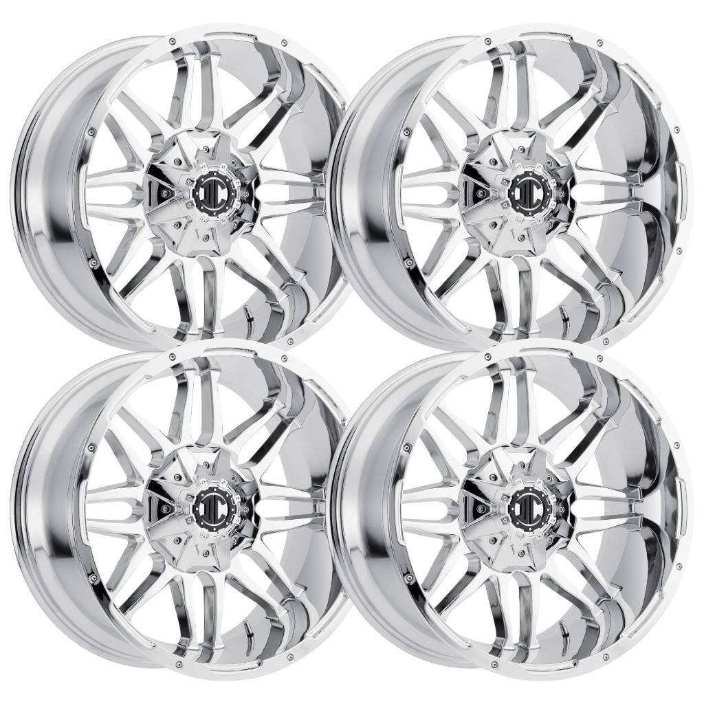 Set-4) Xtreme NX-9 20x10 6x120 -25mm Chrome Wheels Rims 20 Inch | eBay