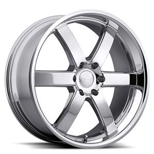 22 inch Black Rhino Pandora chrome wheels rims 6x135 +30 navigator f150 ...