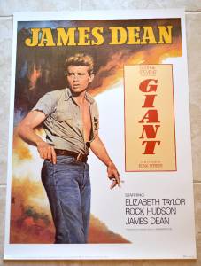 Giant Movie Poster James Dean
