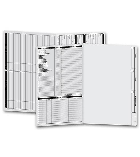 Carpeta legal de bienes raíces / Lista de panel izquierdo / 14,75" x 9,625" / NEBS Deluxe 286 - Imagen 2 de 6