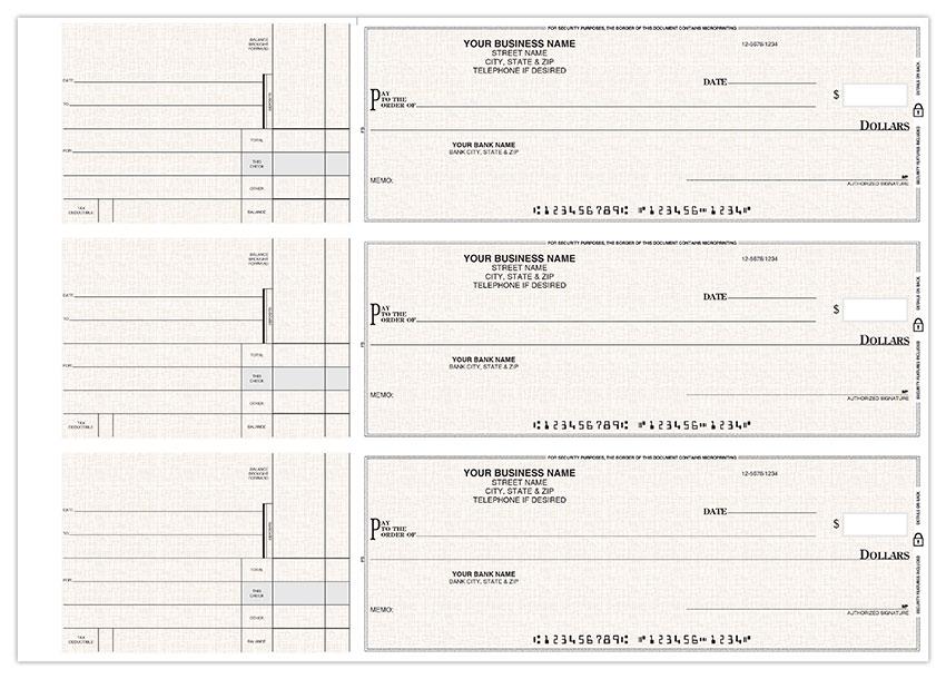 3-On-A-Page General Disbursement 1 Part Business Size Checks / Item: IPPFS - Picture 8 of 12