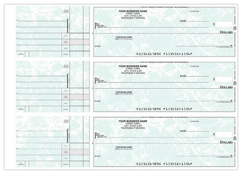 3-On-A-Page General Disbursement 1 Part Business Size Checks / Item: IPPFS - Picture 12 of 12