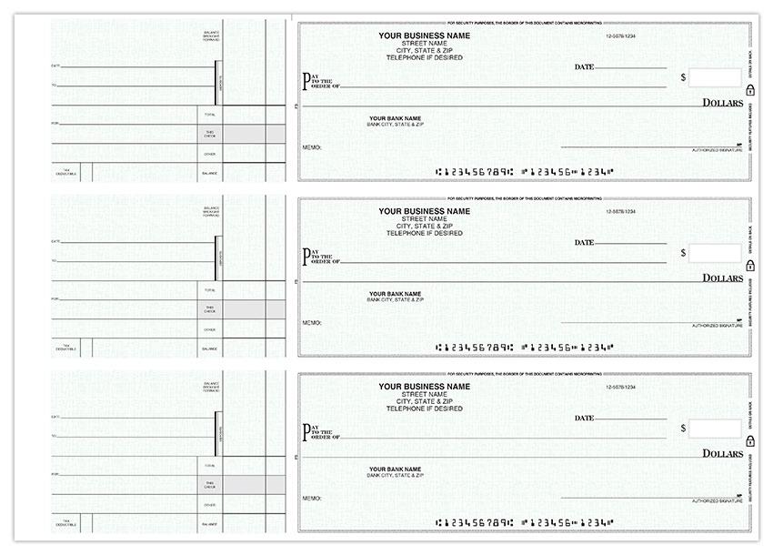 3-On-A-Page General Disbursement 1 Part Business Size Checks / Item: IPPFS - Picture 7 of 12