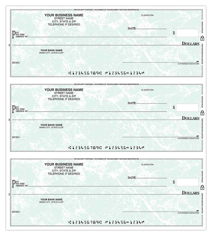 3-On-A-Page General Disbursement Compact Business Checks + Cover / Item: IPPCCC - Picture 12 of 12